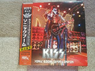 Kiss - Sonic Boom Over London - Great 2lp Picture Disc 2010,  G/f,  Obi