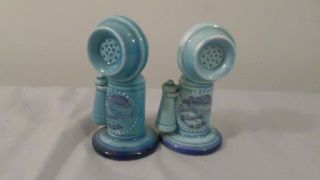 Vintage Atlantic City Souvenir Candlestick Telephone Salt & Pepper Shakers Japan