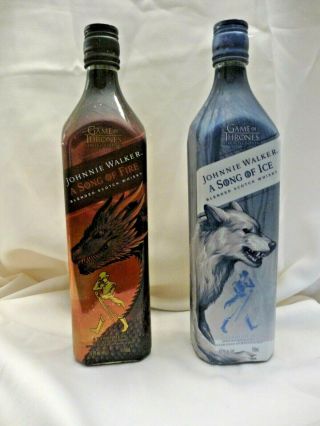 Johnnie Walker Song Of Ice & Fire Game Of Thrones Ghost Dragon Limited Editions