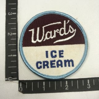 Vtg Wards Ice Cream Dairy Advertising Patch (version 2) 99h