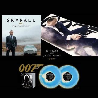 Skyfall - Motion Picture Soundtrack Limited Blue & White Swirl Vinyl