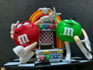 M & M Candy Dispenser - Juke Box / " Red " And " Green "