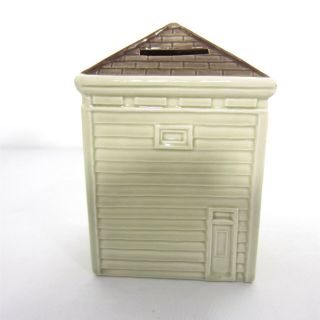 Vintage Otagiri Victorian House Ceramic Coin Bank Hand Painted Made in Japan 3