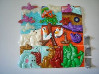 Kinder Surprise Set - 3d Puzzle Noahs Ark Animals 1997 - Toys Collectibles