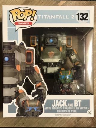 Funko Pop Titanfall 2 132 Jack And Bt 6in Vinyl Figure With Protector Smokefree