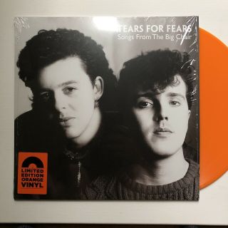 Tears For Fears Songs From The Big Chair Lp Orange Vinyl Limited Edition
