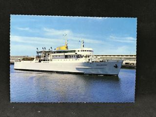 Vintage Photo Postcard M.  V.  Troubridge,  Port Adelaide,  Sa Car Carrier Boat