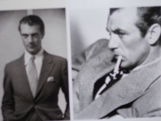 2 Vintage Photo Postcards Gary Cooper Film Star 1930 - 34