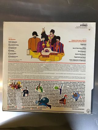 The Beatles YELLOW SUBMARINE factory LP 3 Inch Split In Shrink 3