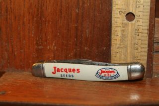 Vintage Jacques Seeds Imperial Advertising 2 Blade Pocket Knife