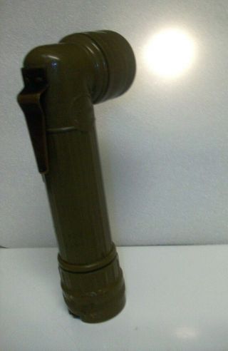 Vintage Made in USA Fulton MX - 991\U US Military Flashlight 2