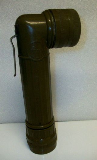 Vintage Made in USA Fulton MX - 991\U US Military Flashlight 3
