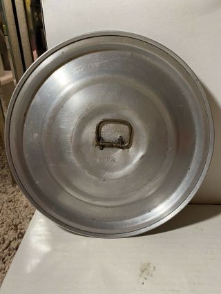 Vintage Mirro Round Aluminum Lid 8 5/8 Lid Only Ae
