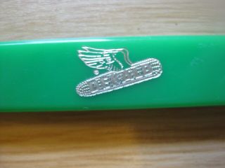 Vintage Dekalb Seed Advertising Promo Flip/slide Out Pocket Knife Green Plastic