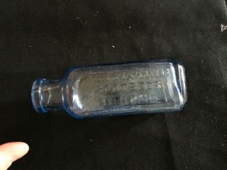 Vintage Hires Rootbeer Extract bottle blue 2