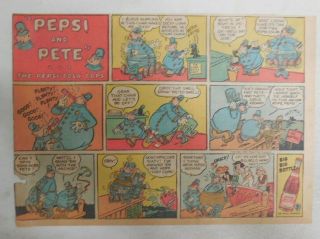 Pepsi And Pete The Pepsi - Cola Cops By Stan Randall 1940 