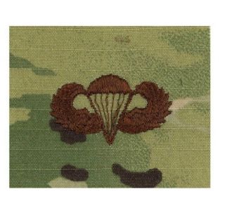 U.  S.  Air Force Parachutist Ocp Spice Brown Sew On Badge
