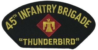 Us Army 45th Infantry Division Patch Oklahoma National Guard Thunderbird Veteran