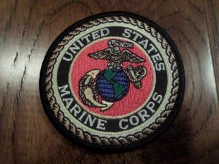 U.  S.  Military Marine Corps Patch Eagle Globe And Anchor Full Color Ega 3 X 3.