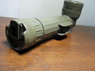 Fulton MX - 991\U US Military Surplus OD Flashlight W/ Lenses Great Light 2