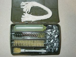 German Military Surplus G3 Rifle Cleaning Kit Rare 30 Cal