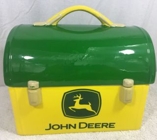 John Deere Cookie Jar By Gibson | Lunch Box | Collectible | Ceramic Tractor Logo