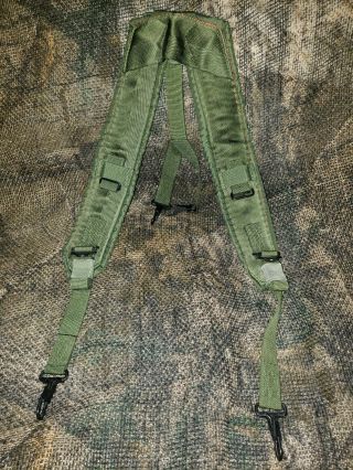 Euc Individual Equipment Y Suspenders Alice Lc - 2 Y - Harness Us Military Od Green