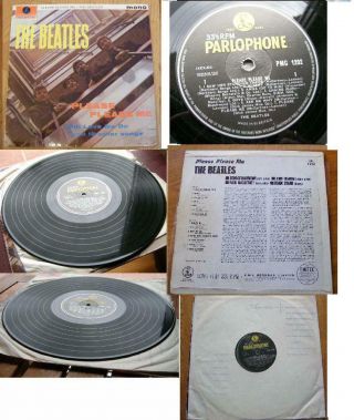 The Beatles - Please Please Me Uk Mono B/y K - T Code Parlophone Emmitex 1963 Ernest