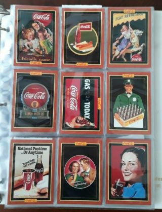 Coca Cola Collector Cards - Series 4,  (1995) Missing Some Cards.  A Bargain