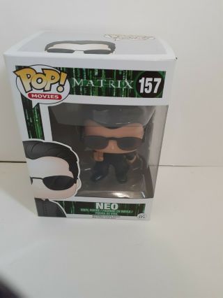 Funko Pop Movies Keanu Reeves The Matrix Neo 157 Vaulted Retired
