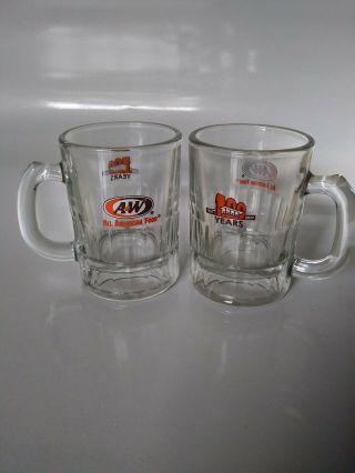 A&w Root Beer Glass Mini Mug 100 Year Anniversary Souvenir 1919 - 2019