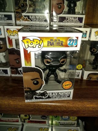 Last One Funko Pop Marvel Black Panther Chase 273 Htf Wakanda Chadwick Boseman