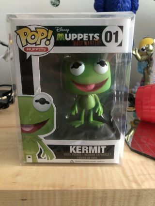 Kermit The Frog Funko Pop 01 Muppets Most Wanted Vaulted Retired Rare Htf 2013