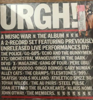 Urgh A Music War.  2 Record Set,  Never Opened Sp6019