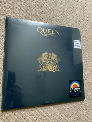 Queen Greatest Hits 2 Hmv Exclusive Blue Vinyl.  Double Album.