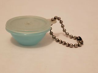 Tupperware Keychain Miniature Wonderlier Bowl Light Blue