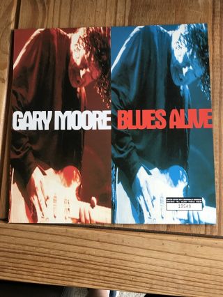 Gary Moore Blues Alive Vinyl Ltd Edition Numbered Album 2lp