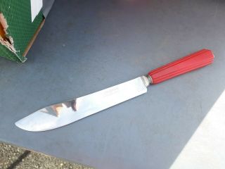 Vintage Valley Forge Carving Knife With Bakelite Handle 7 " Blade