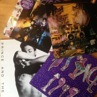 Prince Vinyl Albums X 4 (purple Rain,  Sign O The Times,  Parade,  1999).