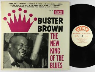 Buster Brown - King Of The Blues Lp - Fire Mono