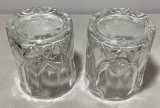 2 Vintage Crown Royal Whiskey Glasses Low ball with Logo 3