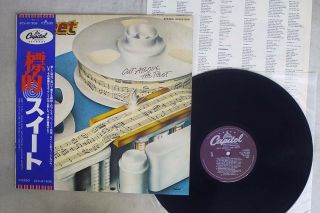 Sweet Cut Above The Rest Capitol Ecs - 81208 Japan Obi Vinyl Lp