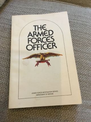 The Armed Forces Officer Guide,  1977 Ed.  Department Of Defense Washington,  D.  C.