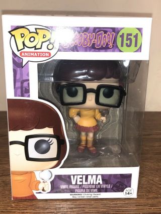 Vaulted Rare Funko Pop Velma 151 Scooby - Doo Collectible Animation