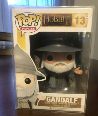Funko Pop Gandalf With Hat 13 With Protector - The Hobbit Lotr - Vaulted
