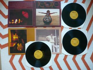 Neil Young Decade Triple Vinyl Uk 1977 Reprise 3 Lp With Tri - Fold Cover Best Of