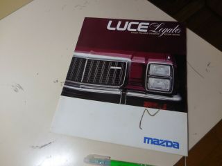 Mazda Luce Legato Japanese Brochure 1977/10 La43s 13b La42s 12a La4ms La4vs Ma