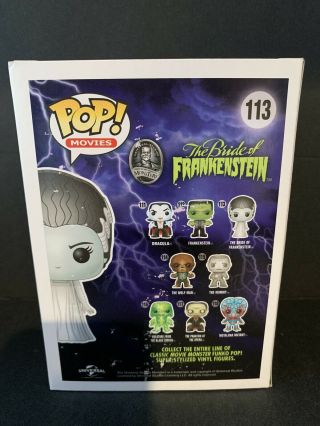 Funko Pop Universal Monsters The Bride Of Frankenstein 113 3