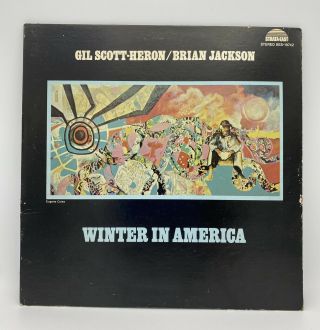 Gil Scott Heron Lp Winter In America Strata East Funk Soul Vg,