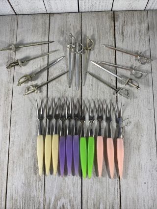 Vintage Stainless Steel Cocktail Hors D 